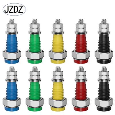 China JZDZ 4mm Banana Jack Female Panel Mount Banana Panel Socket Binding Post Adapter For 4mm Banana Plug J40020 J40020 Connectors for sale