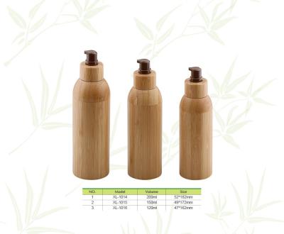 China New Cosmetic packaging in bamboo, Empty bamboo cosmetic bottles for sale