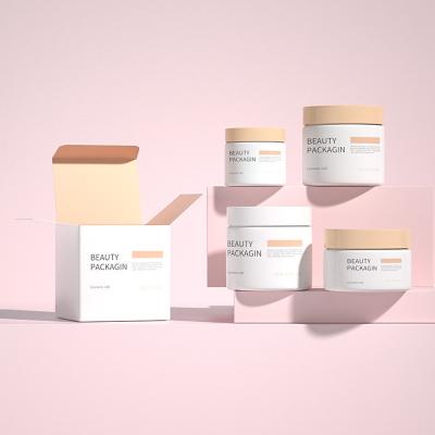 China Custom 60ml,120ml,200ml,250ml,500ml high-end face cream bottle Cleaning mask Hair mask Cosmetic packaging cans Plastic cans Cream Jars Cosmetic Packaging Solutions for sale