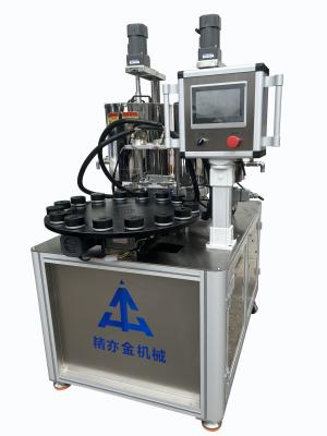 Chine Machine de remplissage de crème pour les lèvres cosmétiques à double couleur machine de remplissage de boîtes de crème avec moteur à courant alternatif à vendre