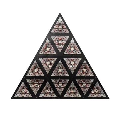 China Warm White Stage Light Disco Lyre COB 16x30w Triangle Shape RGB Led Matrix Panel Light for sale