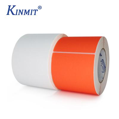China Waterproof Thermal Paper Roll Preprinted Colored And Pure White Label Sticker for sale