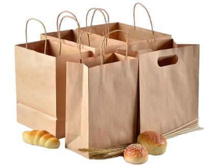 중국 Recycled Materials Custom For Food Grade Kraft Paper Bag Recycled Brown Paper Bag With Logo Printed Kraft Paper Bag 판매용