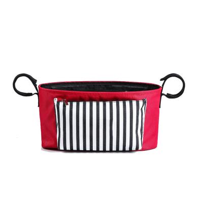 China Multifunctional Mummy Bag Large Capacity Baby Stroller Bag Organizer with Hooks and Large Capacity Storage Bag for sale