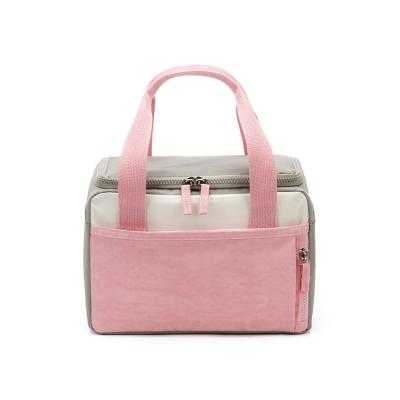 China Large Capacity Mummy Bag Customized Small Cooler Eco-friendly Promotional Tote Food Bag For Lunch Waterproof Portable And Picnic for sale