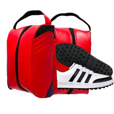 China Custom Made Medium /waterproof/Colored Logo Golf Shoes Leather Duffle Storage and Wholesale Portable Women Travel Shoe Dustproof Bag for sale