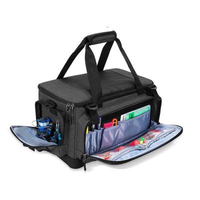 China High Quality Large Capacity Mummy Bag Multifunctional Large Fishing Tackle Storage Should Bag With Bottle Holder for sale