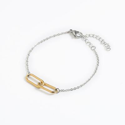 China 2022 New Arrival TRENDY Designer Jewelry Bangle Stainless Steel Gold Plated Jewelry Wholesale 18k Gold Plated Bangle for sale