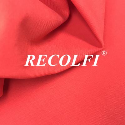 Chine Couleurs lumineuses au néon de Fluo de contact de glace de vêtements de bain de tissu de Spandex à nervures frais de Dyeable à vendre