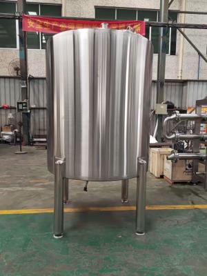 China Steam Jacketed and Insulated Stainless Steel Mixing Tank, Vertical Manual / Automatic Control for sale