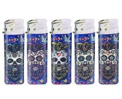China Carton Size 43*26*27cm Refillable Plastic Butane Gas Lighter for Cigarette DY-075 for sale