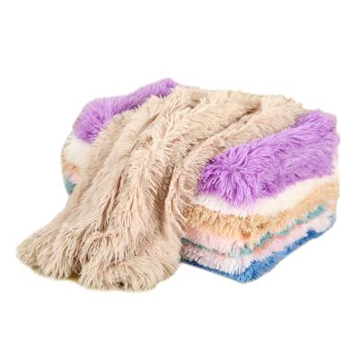 China Four Seasons Cat and Dog Blanket Dog Kennel Mat Pet Bedding Plush Pet Breathable Warm Border Blanket for sale