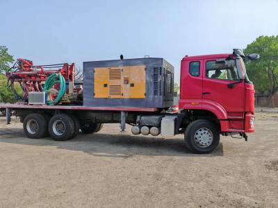 Китай Powerful Truck Mounted Drill Rig for Water Well Drilling 300M Depth 30T Drill Tower Load продается