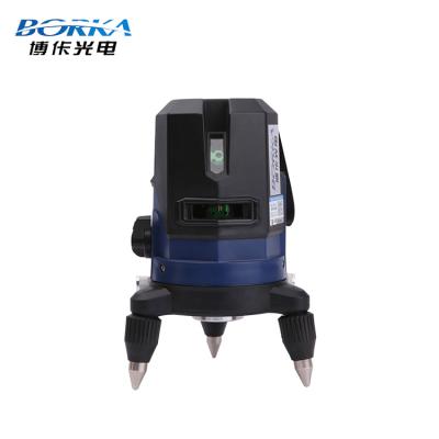 China Borka Self-Leveling Blue Beam 520nm Osram LD Diode 360 Degree Rotary Laser Level For Construction 135mm*135mm*205mm for sale