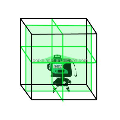 China Borka 12 Lines Green Beam Cross Line 360 Degree Middle 3D Laser Level for sale