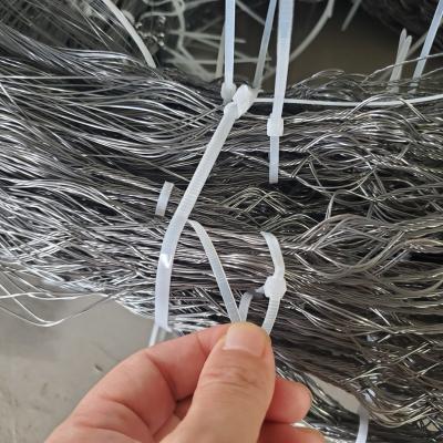 China Anti Tank Track Wrapped Wire Mesh To Reduce Tank Mobility for sale