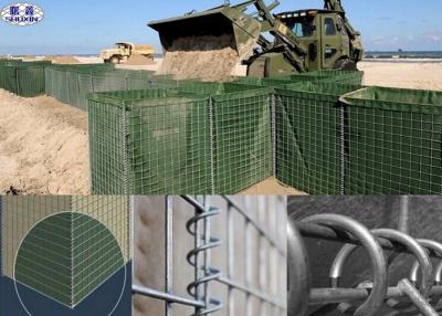 China Galvanized Defensive Bastion Barriers Mesh Gbaion Box Customized Size for sale
