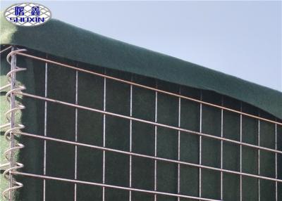 China Earth Filled Defensive Bastion Wall / Military Welded Mesh Gabion Bastion for sale