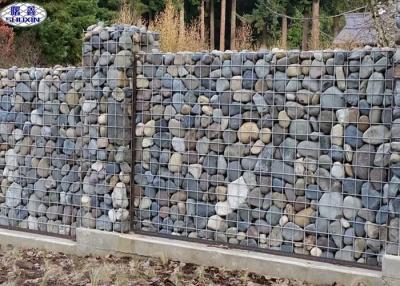 Cina La rete metallica decorativa del gabbione inscatola la superficie ricoperta zinco verde di in vendita