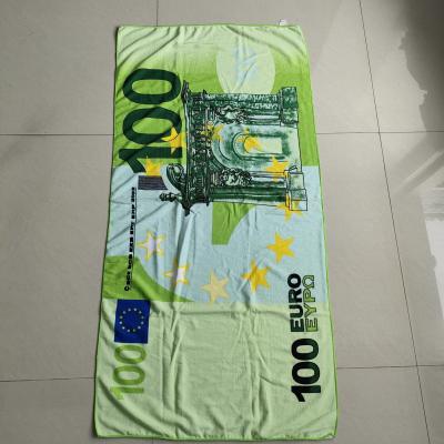 Chine serviette de plage faite sur commande légère personnalisée libre d'argent de serviette de plage de qualité de sable d'extra large à vendre
