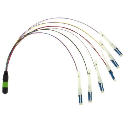 China SM 8F 12F 24F MTP MPO Connector LSZH With Male Female Connector for sale