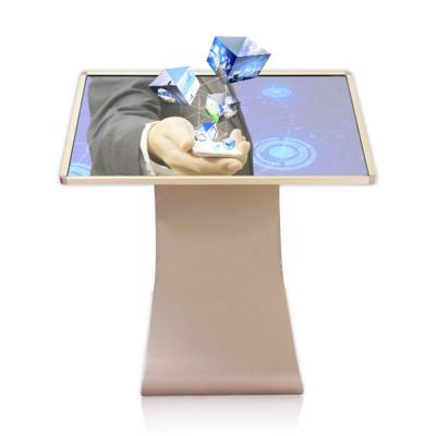 China Vloer die Multiaanrakings Digitale Signage 49 bevinden zich de Interactieve Totem van het 50 Duimk L Ontwerp Te koop