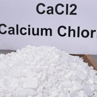 China CaCL2 Kalziumchlorid Lebensmittelzusatzstoff 25 KG / BAG Weiße Flocken Lebensmittelqualität zu verkaufen