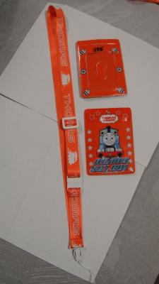 China Polyester / ABS Material Badge Holders Lanyards For School Id for sale