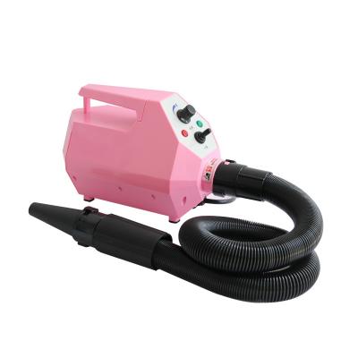 China Sustainable Speed And Temperature Adjustable Stepless Pet Dog Dryer Fan With Heater for sale