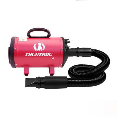 China Three Color Speed Temperature Adjustable Cat Dog Blower Grooming Pet Hair Dryer Viable for sale