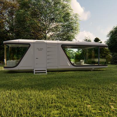 China Luxury Ecological Prefabricated Galvanized Steel Mobile Outdoor Capsule House For Homes And Offices for sale
