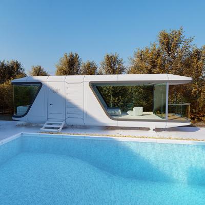 China Prefabricated Mobile Modular Micro Capsule House For Sale Luxury 10T 11.5*3.3*3.2m for sale