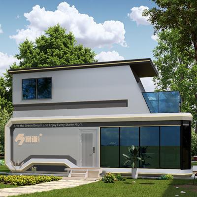 China Galvanized Steel Frame 2 Bedroom Capulse House With Personalized Customized Services for sale