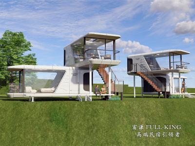 China Fullking 2 Floor Capsule House With Kitchen Compact Stylish And Ready For Adventure for sale