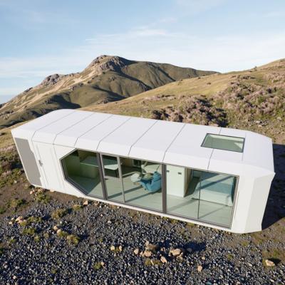 China Aluminum Hollow Tempered Glass Doors And Windows Space Capsule House Fast Install and Sturdy Structure for sale