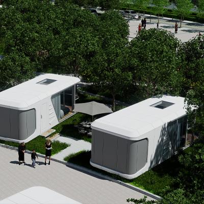 China Fabrik-Anpassung Modernes Luxus-Lebensraum Kapselhaus Hotel 28 Quadratmeter Mobilraumkapsel zu verkaufen