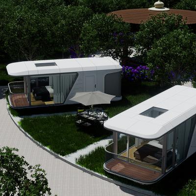 China 8.5m Camping Capsule Portable Prefab Home Modulares vorgefertigtes Raumkapselhaus zu verkaufen