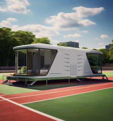 China Space Capsule Haus 2 Schlafzimmer mit Küche Modulares Mobilhaus K7 Kapsel Vorgefertigtes Haus zu verkaufen