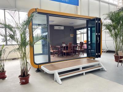 China Customized Prefab Capsule Apple Cabin House Minimalist for sale