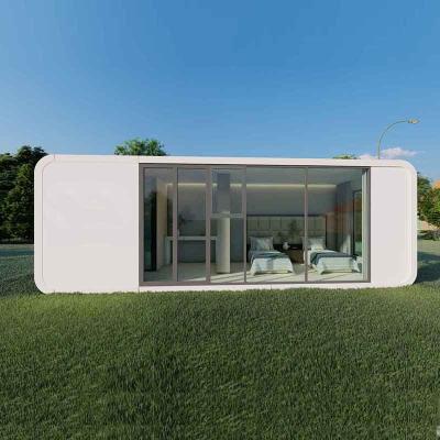 China Efficiently Organize Apple Cabin Office Floor Area of 55 M2 Galvanized Light Steel Frames for sale