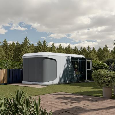 Cina Luxury Modular Retreat Capsula personalizzabile Cornice in acciaio prefabbricata Soluzione per l'ospitalità impermeabile in vendita