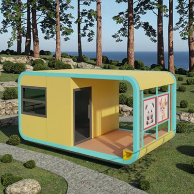 China Fuqian Smart Apple Cabin Fast Construted Waterproof Steel Sandwich Panel Container House For Hotels Offices for sale