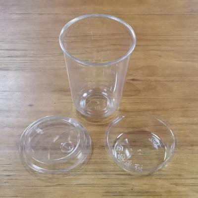 China Recyclable Pet Plastic Disposable Cup for sale