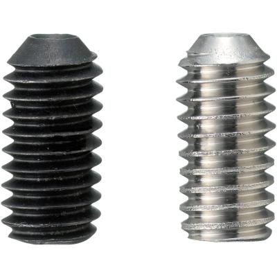 China M2 M3 M6 M8 Stainless Steel Hex Headless Socket Headless Brass Socket Allen Screw Flat Point Oem Pan Din 913 Hexagon Hex Worm Set Screw for sale