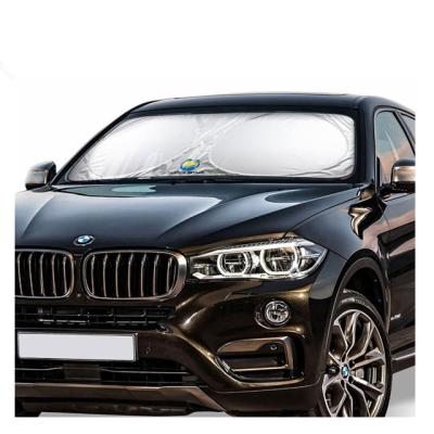 China Protect From Sun Windshield Sun Shades Precise Fit Size 2 In 1 Car Sun Visor for sale