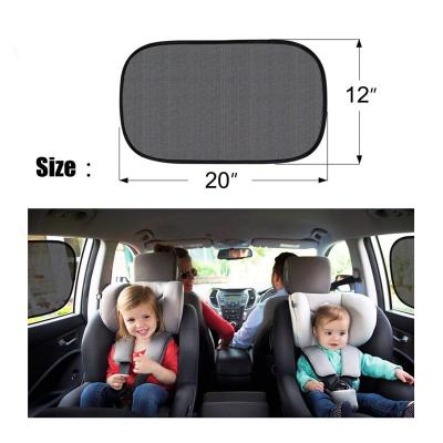 China Protect From Sun Suction Cup Car Sunshade Car Manual Foldable Side Window Shade 2021 for sale