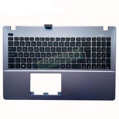 China Laptop Standard Keyboard For ASUS X550 C LA Black 0KNB0-6111LA00 Latin Keyboard Gray Shell With Big Enter Key for sale
