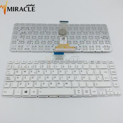 China Durable Laptop Internal Keyboard For Toshiba L40-B PS Version Keyboard White for sale