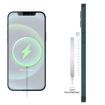 China Wholesale custom portable mobile phone logo 15w magnetic wireless charger for iphone for sale