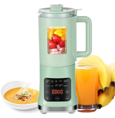 China Hotel Gadgets Portable Electric Mini Heating Soup Kitchen Gadgets Blender Fruit Smoothie Round High Speed Blender For Soybeans for sale